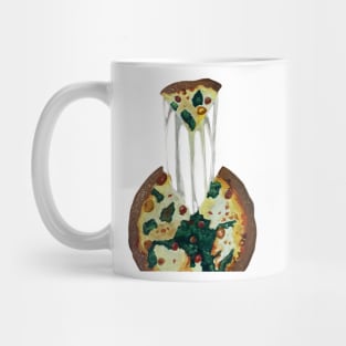 hand drawn pizza Mug